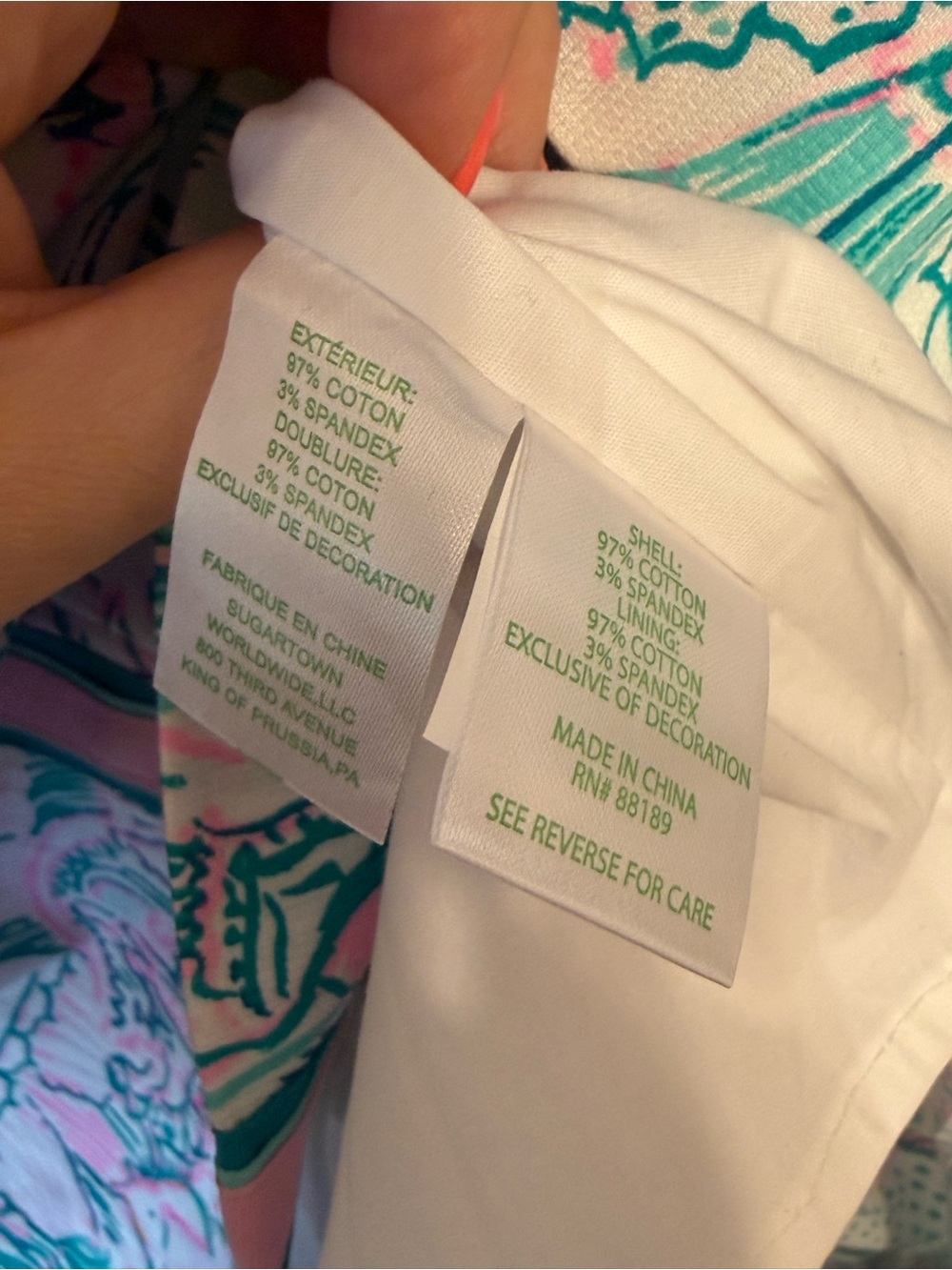 LILLY PULITZER Pink & Green Tropical Shift Dress | Sleeveless Resort Print - Picture 8 of 10